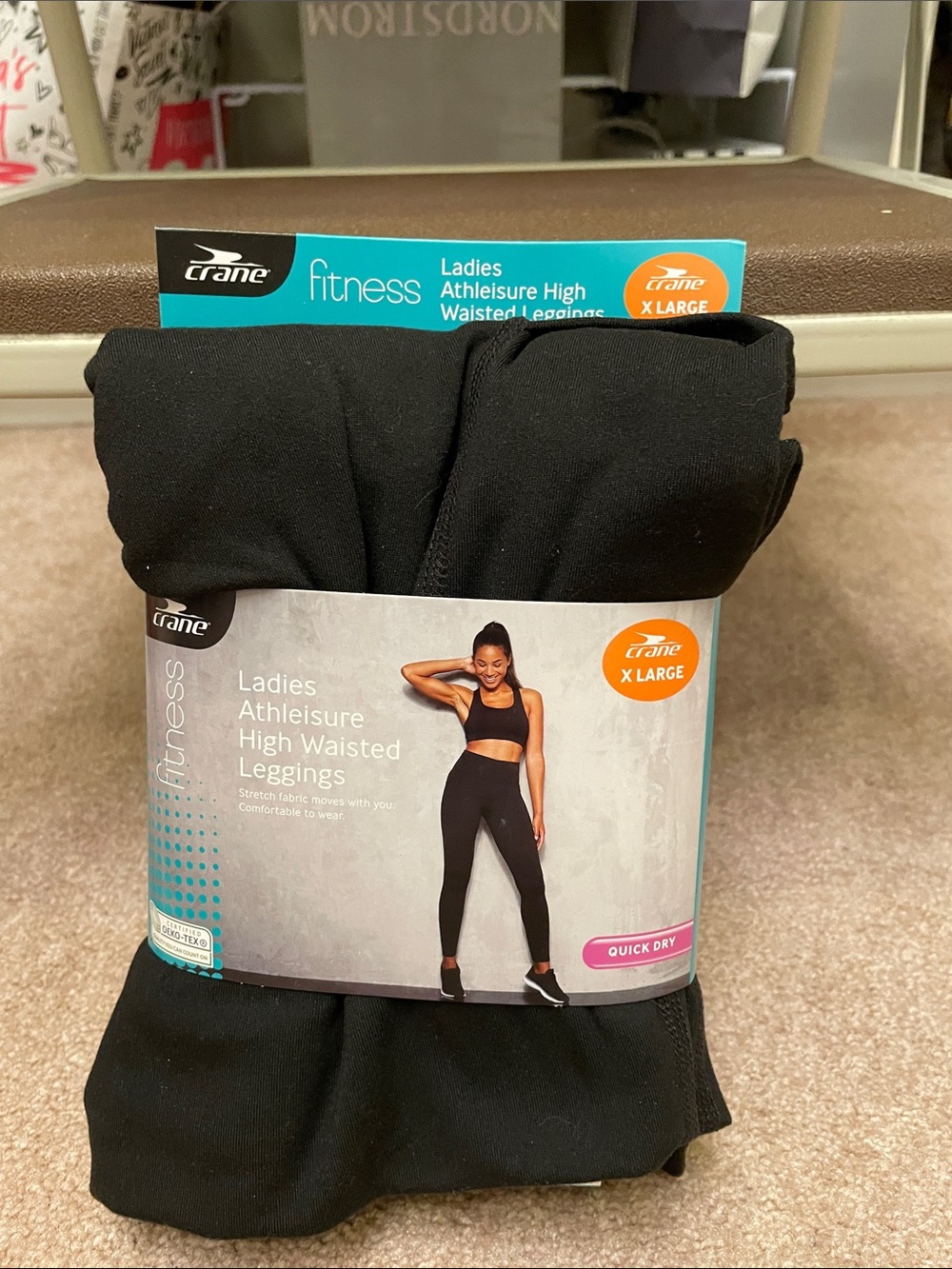 New Crane Ladies High Waisted Leggings size X Large